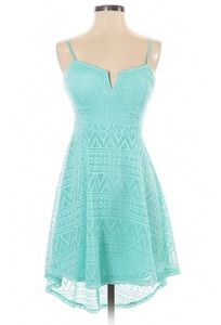 Material Girl hi-lo cocktail dress, Medium